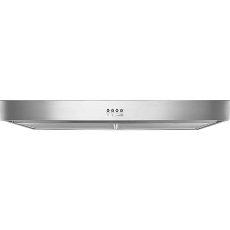 whirlpool 30 under cabinet range hood wvu37uc0fs stainless steel|wvu37uc0fs spec sheet.